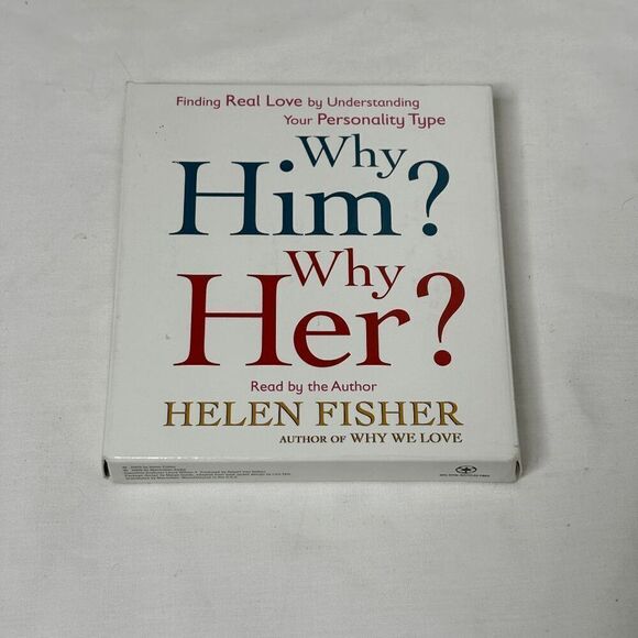 Why Him? Why Her? Audio Book Lasting Love Self Help Helen Fisher - Picture 1 of 2
